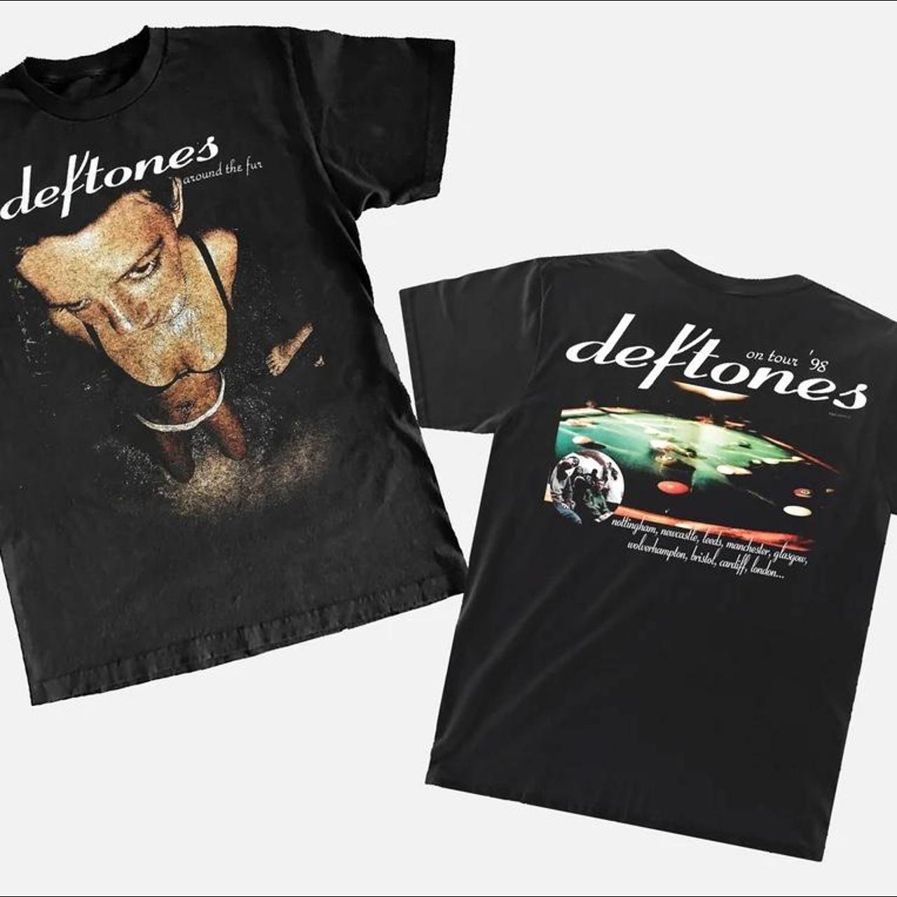 Deftones On Tour '98 ‘Around The Fur’ T-Shirt Classic style black NH6644 gallery