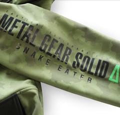 Metal Gear Solid Snake Eater Windbreaker Hoodie Zip Up LOGO Figure MGS S M L XL