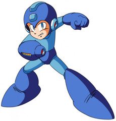 Mega Man Capcom Video Game Jumping Through Triangle Men’s T Shirt Gamer Merch
