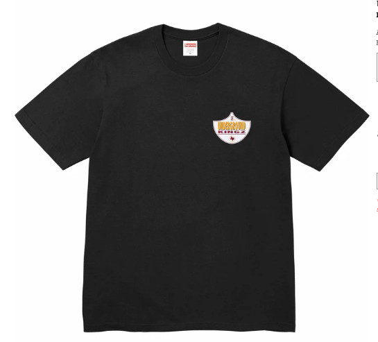 Supreme UGK Super Tight Tee Black SS24 New In Hand Size Large Box Logo Pimp C gallery