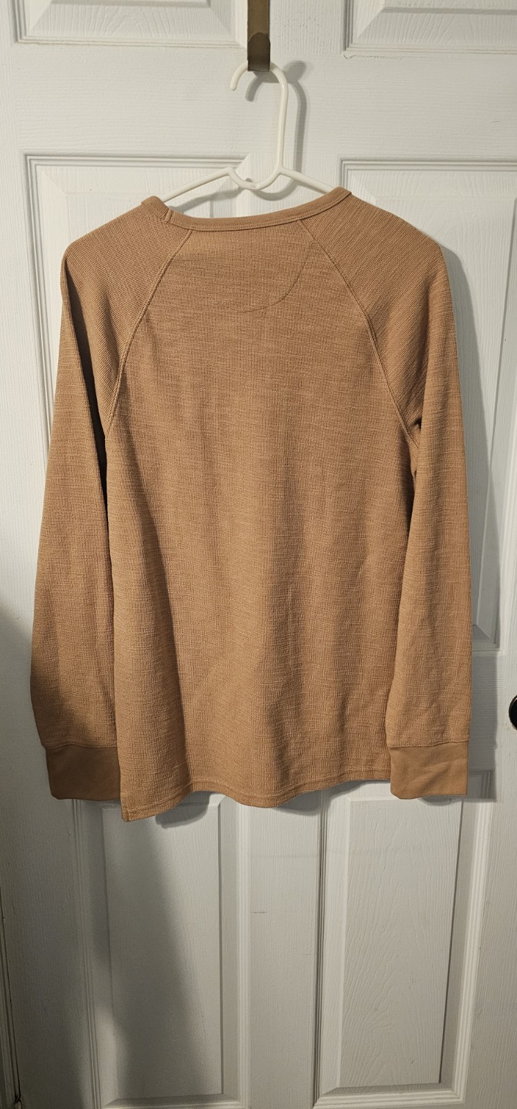 NWT Goodfellow & Co - Men’s sz S Textured Pullover Shirt in Natures Brown gallery
