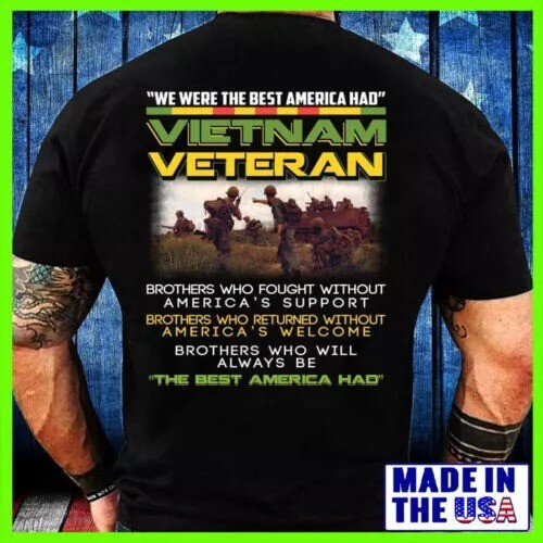 2025/We Were The Best America Had Vietnam Veteran T-shirt on Back Size S-5XL gallery