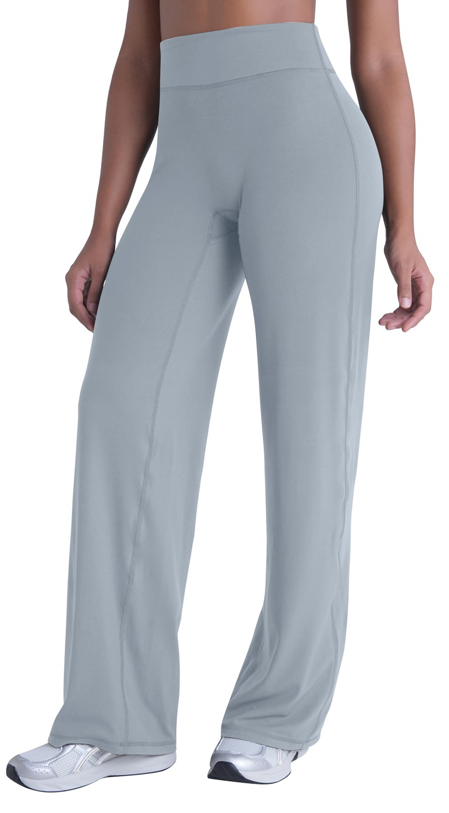 Butt Lifting Wide Leg Yoga Pants – High Waist, No Front Seam, Tummy Control, ... gallery