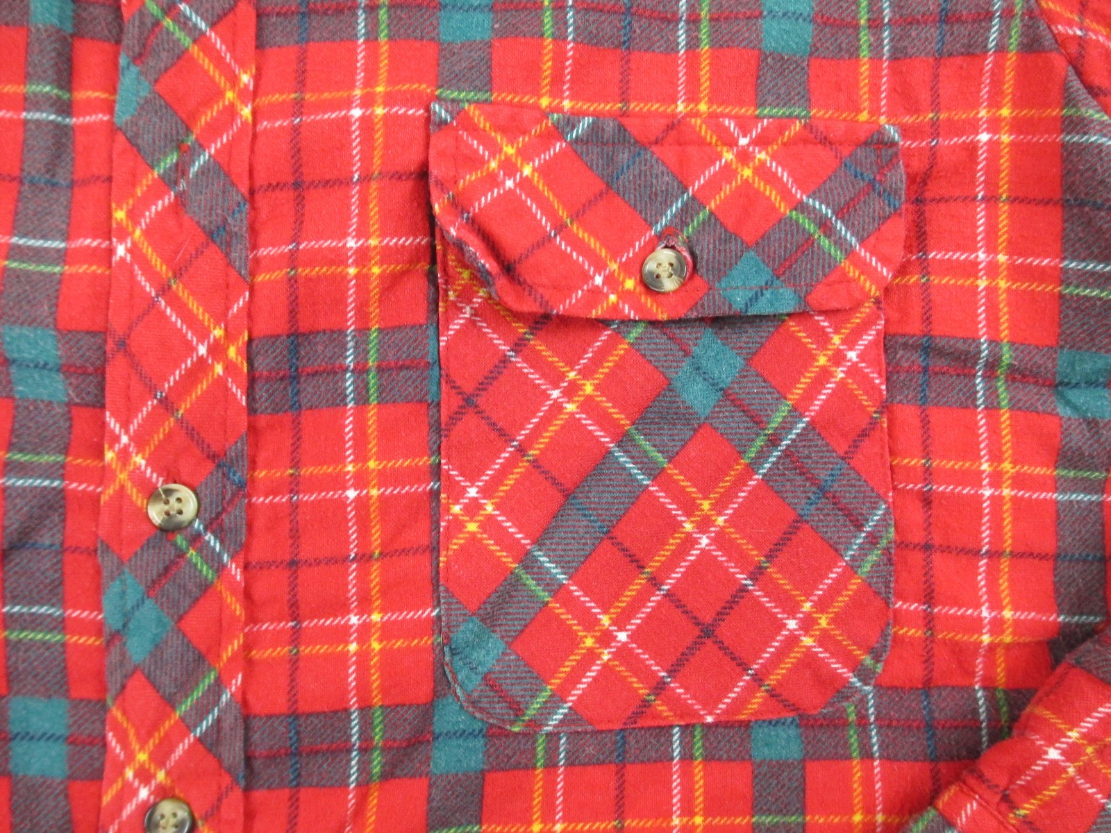 VINTAGE Northwest Territory Shirt Mens Medium Red Flannel Shacket Chore Quilted* gallery