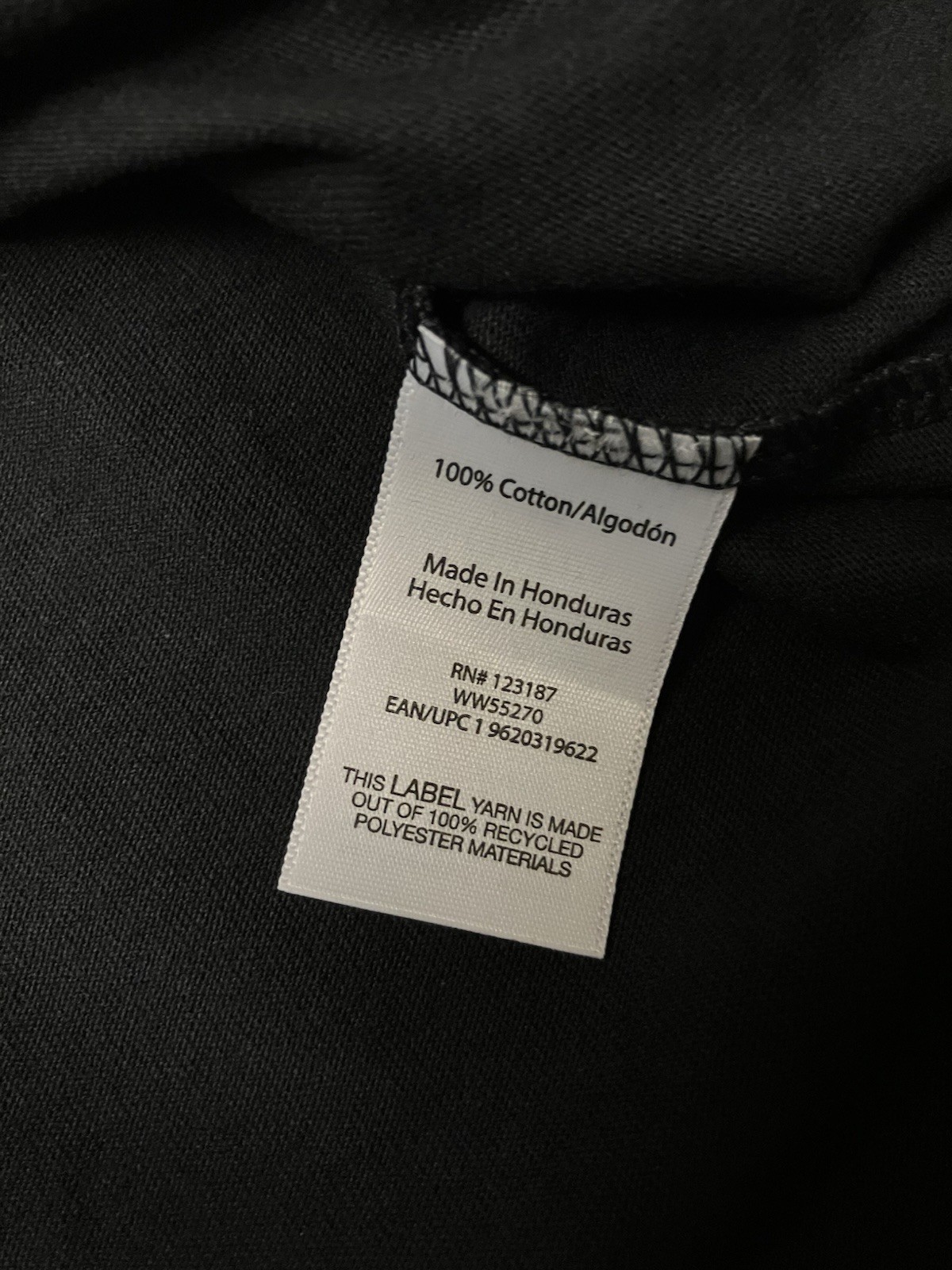 Wrangler Workwear Mens Long Sleeve Heavyweight Pocket Black T-Shirt Size L Large gallery