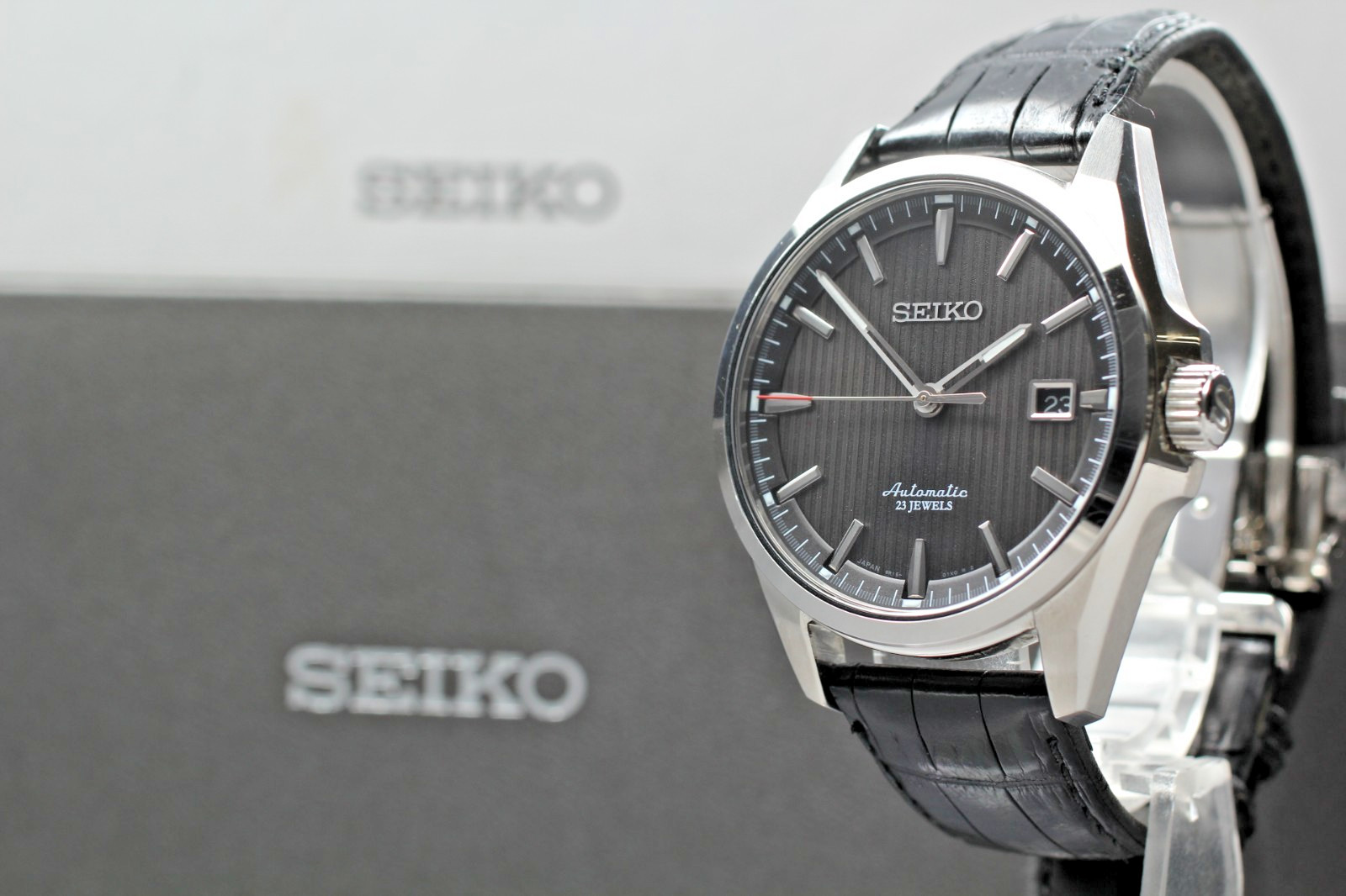 [Near MINT] Vintage SEIKO Presage 6R15-02M0 Round Automatic Men’s Watch with BOX
