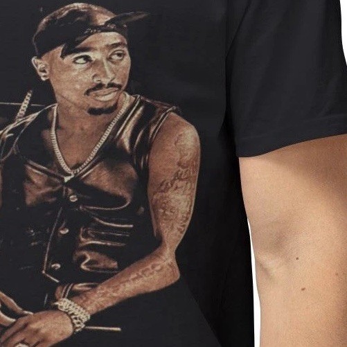 VTG Tupac Shakur Shirt ‘Stop The Violence’ GRAIL Rap Tee RARE (Modern) gallery