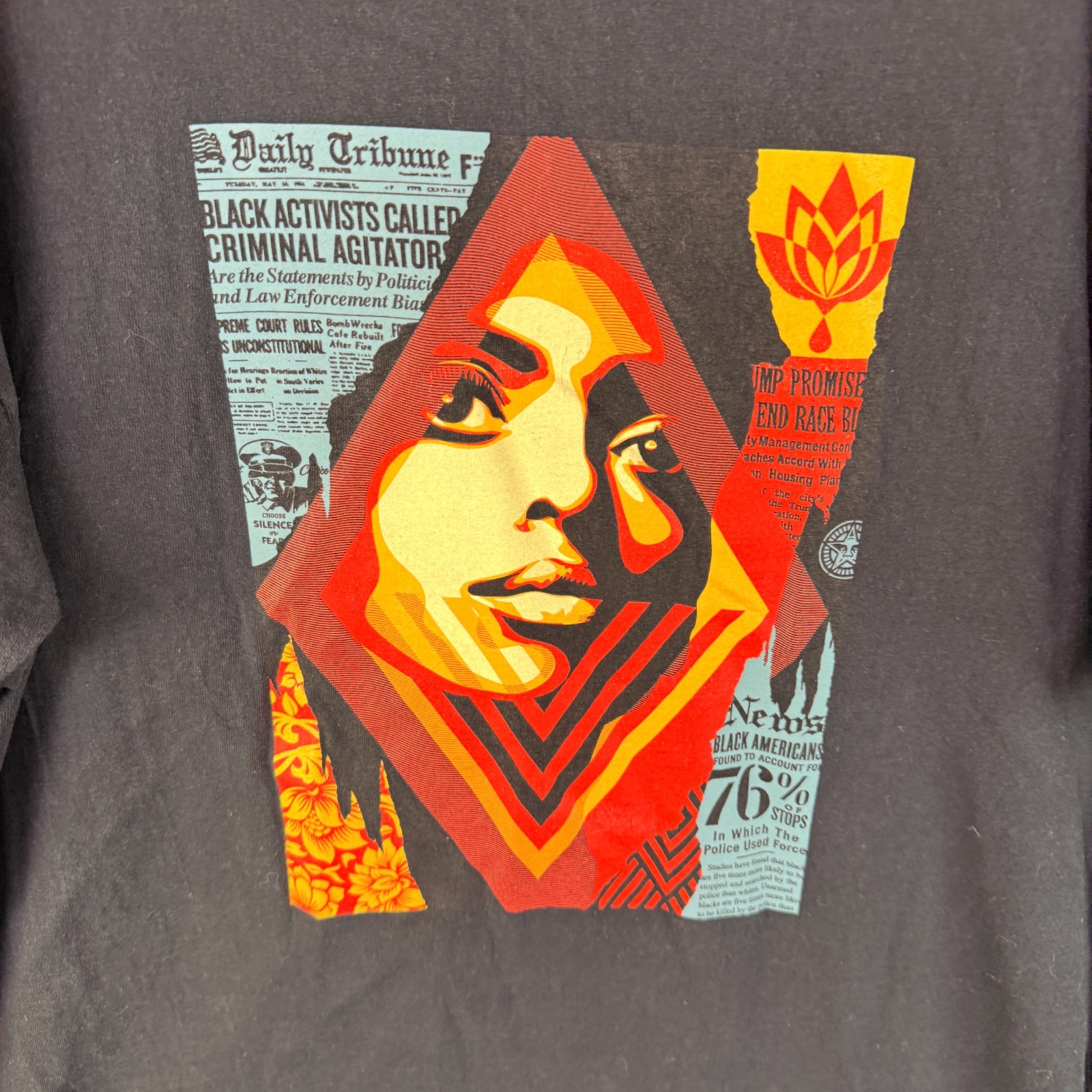 Obey T Shirt 2XL Black Streetwear Graphic T Punk Skate Awareness Bias By Numbers gallery
