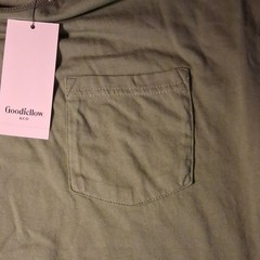 Goodfellow & Co Green Relaxed Fit Cotton Pocket Crew Neck T-Shirt Men’s Size M