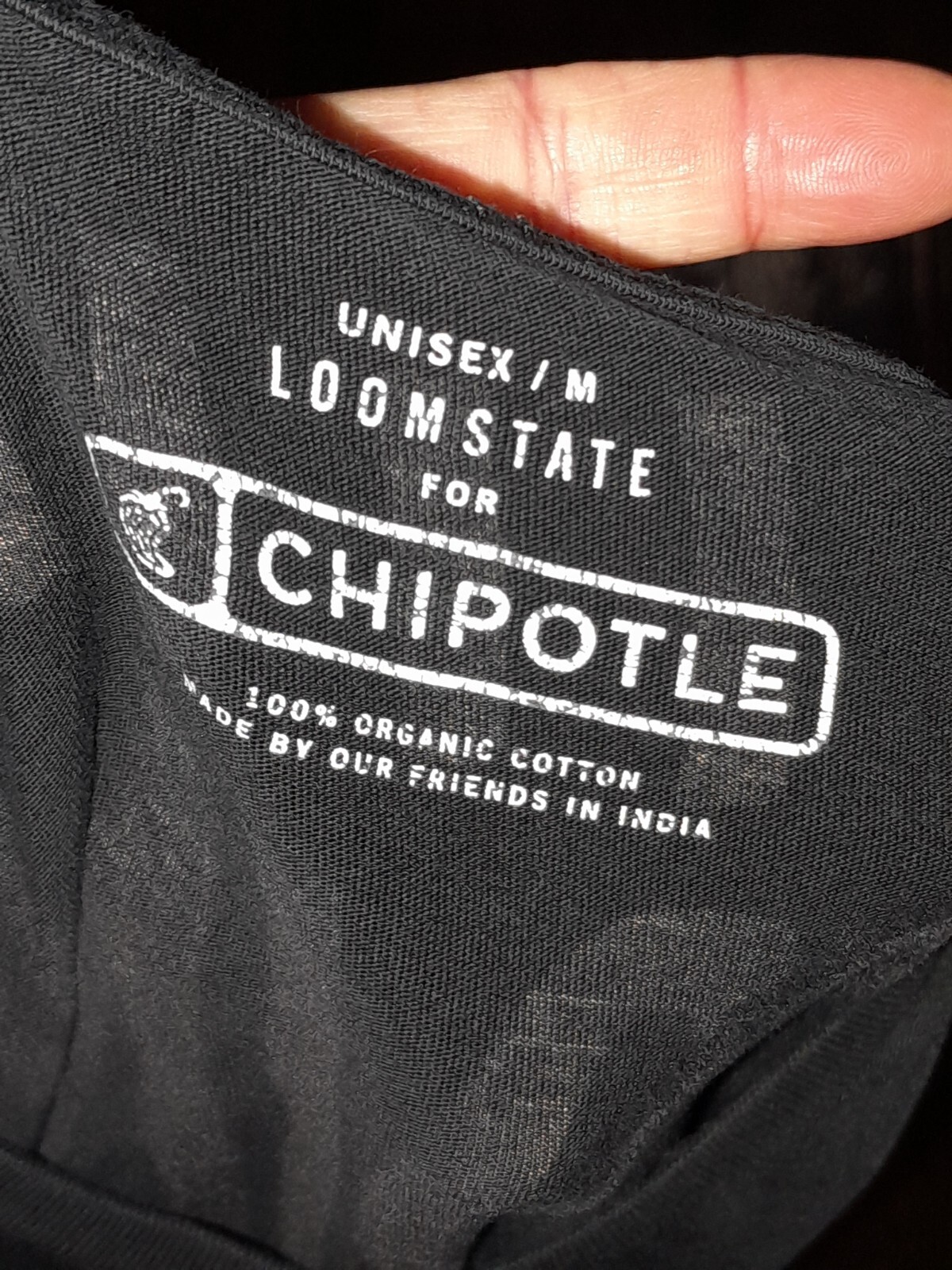tshirt medium Chipotle keeping it real 21 inches pit2pit gallery