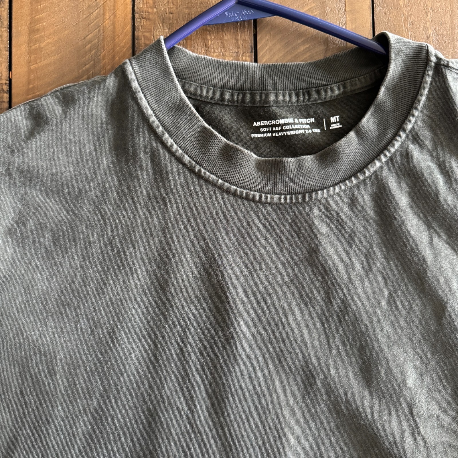 100% Cotton Black Wash Premium Heavyweight 2.0 Tee M Tall (Used 1-3 times max.) gallery
