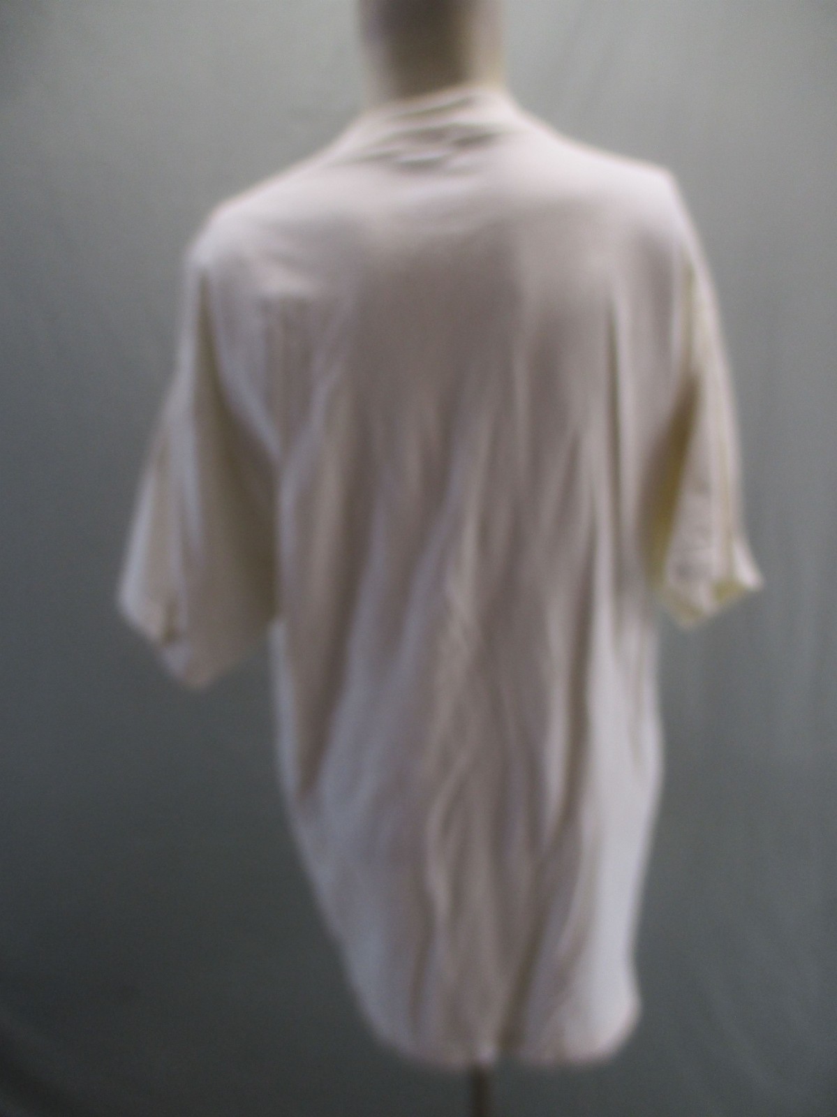 Tultex Size XL Mens VintageWhite Print 100%Cotton Short Sleeve Casual TShirt 803 gallery