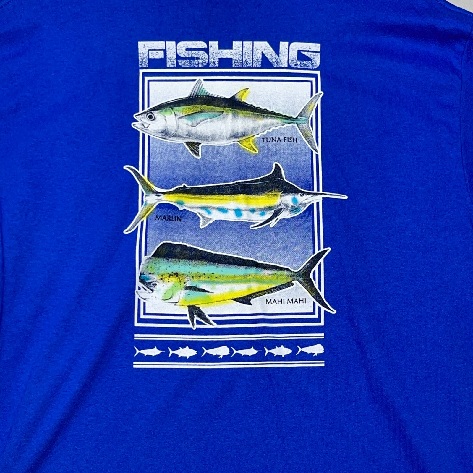 Vintage Yacht Club Shirt Men XL Blue Cozumel Mexico FISHING NWOT gallery
