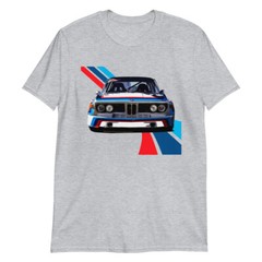Retro Racing 3.0 CSL E9 Vintage Motorsports Short-Sleeve Unisex T-Shirt