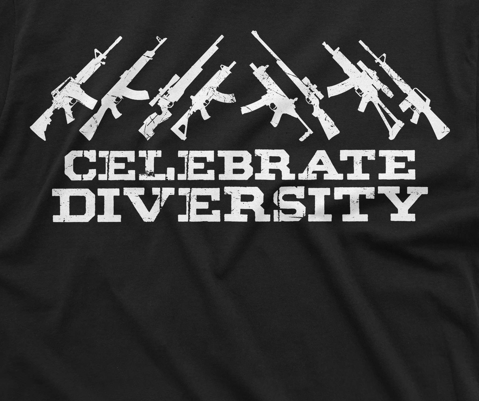 Men's Celebrate Diversity Guns Riles Tshirt Pro 2nd Amendment constitutional tee gallery