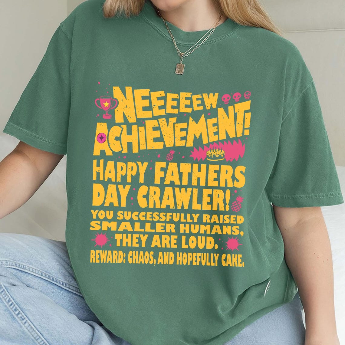 Dungeon Crawler Carl Father's Day Shirt Funny LitRPG Dad Achievement Tee gallery