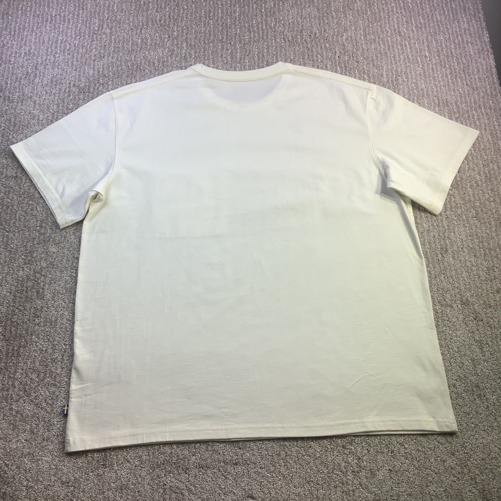 Fjallraven Logo Pocket T-Shirt Mens Eggshell White Organic Cotton Size M NWT gallery