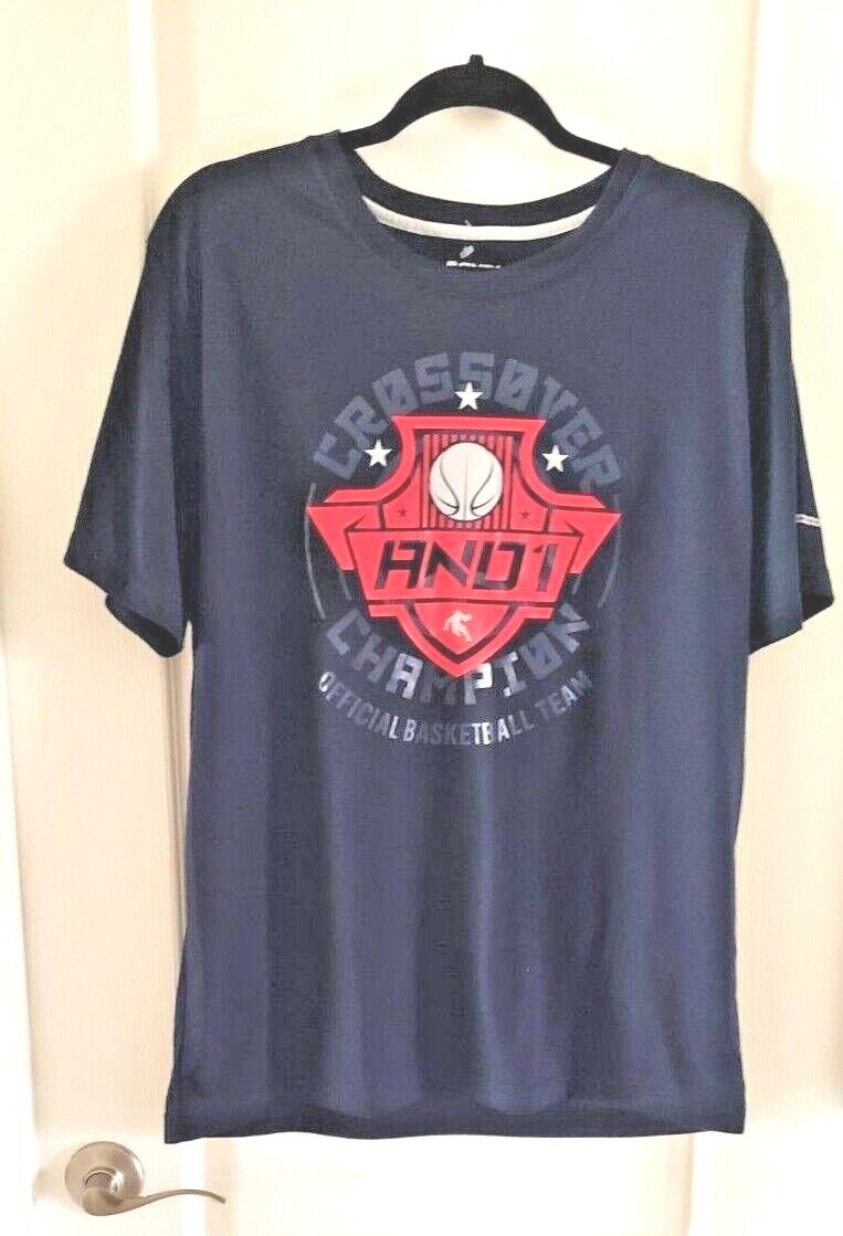 AND 1 Basket Men's XL T Shirt NEW 3516 gallery