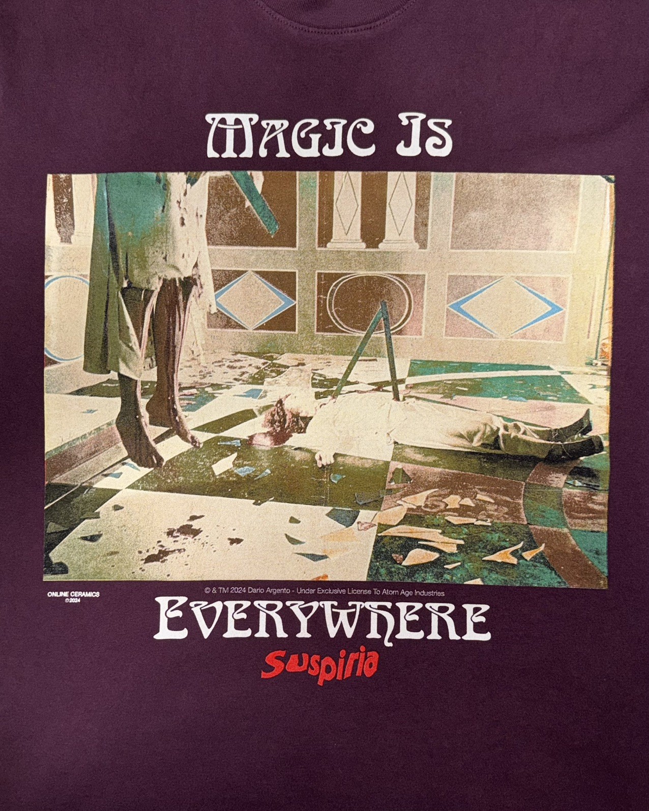 Online Ceramics / Suspiria 2024 Magic Is Everywhere Tee Size L gallery