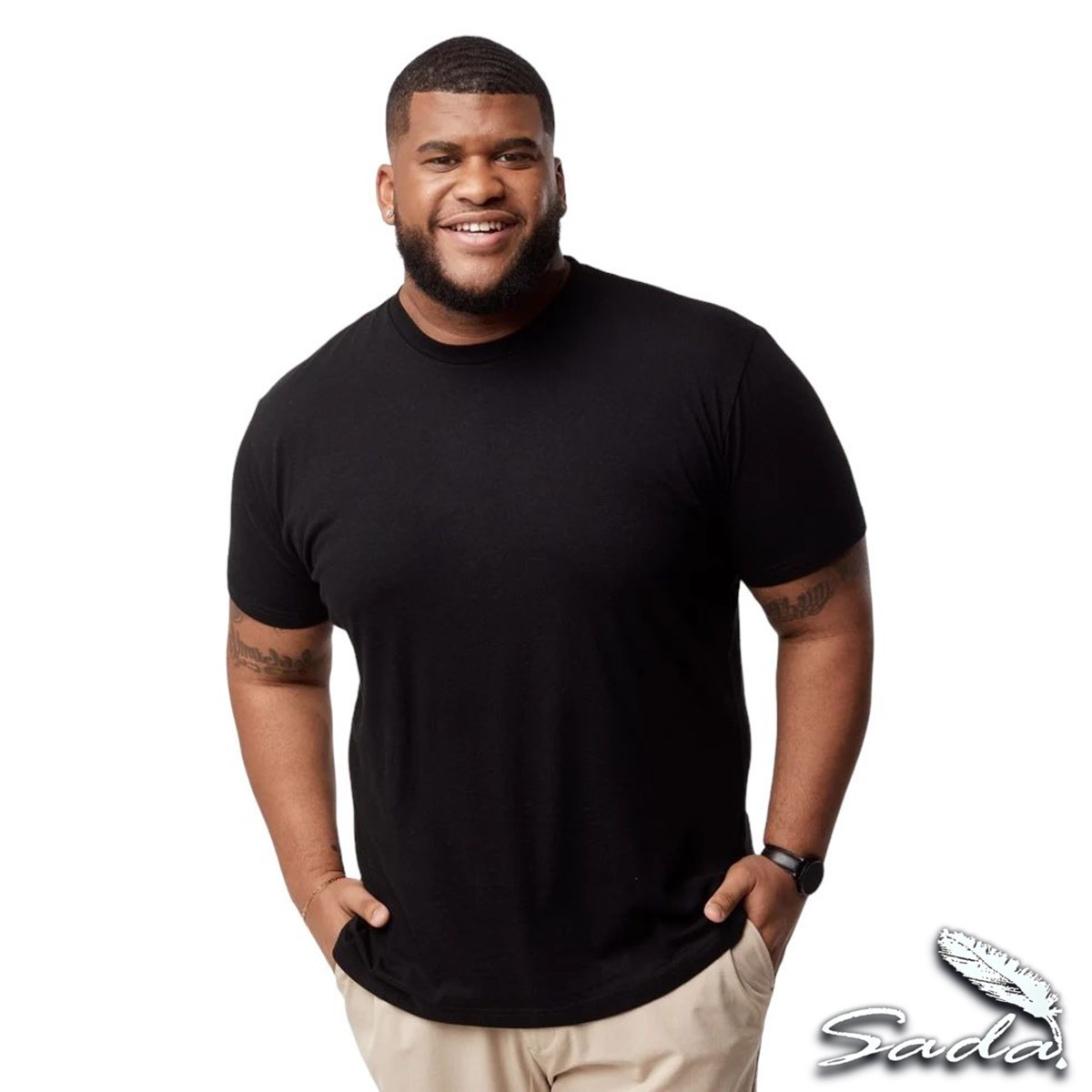 Sada Crew-neck T-shirt Short-sleeve (1-Dozen/ 12pc) gallery