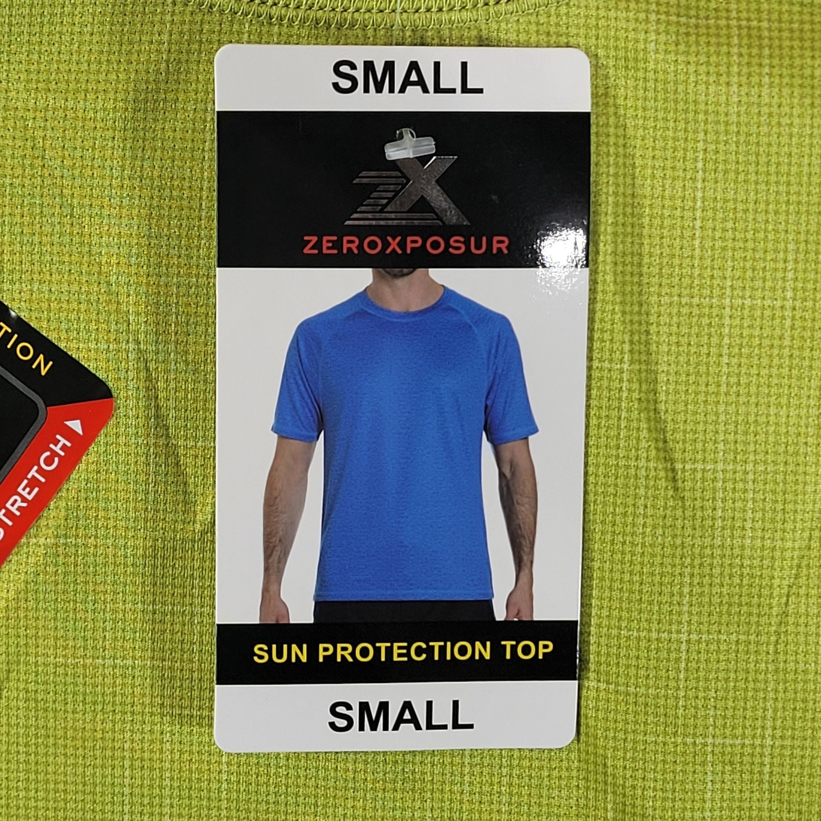 ZeroXposur Men's Sun Protection Athletic Shirt, Lime, Size S, NWT gallery