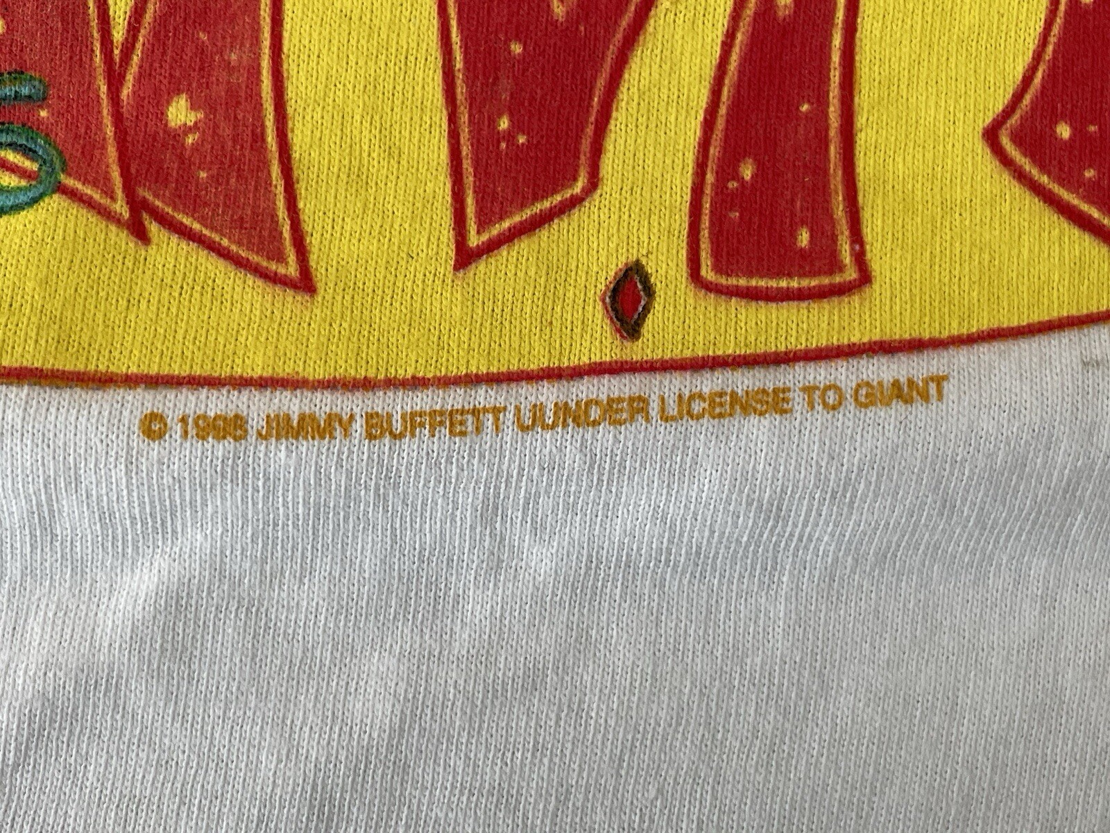 Rare Vintage 90s Jimmy Buffett Carnival Tour 1998 T-Shirt XL Giant White Corona gallery