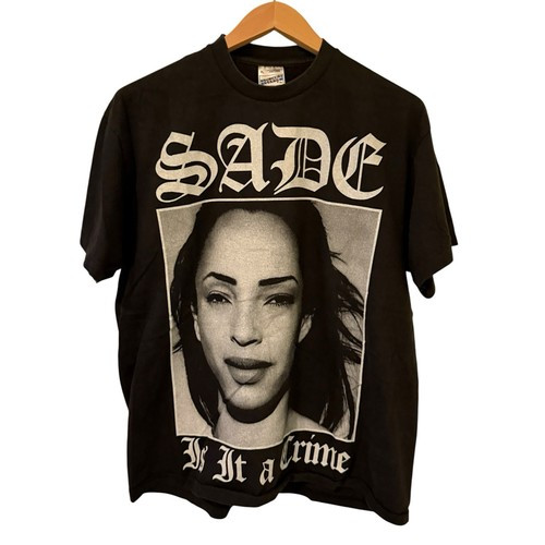 Vintage 90s Sade Is It a Crime Gun Bullets Band S-5XL Shirt For Men TT1097 gallery
