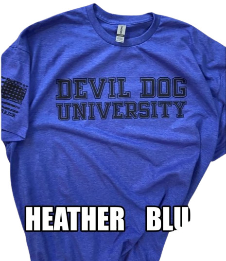 Marine Corps Devil Dog University Military T-Shirt gallery