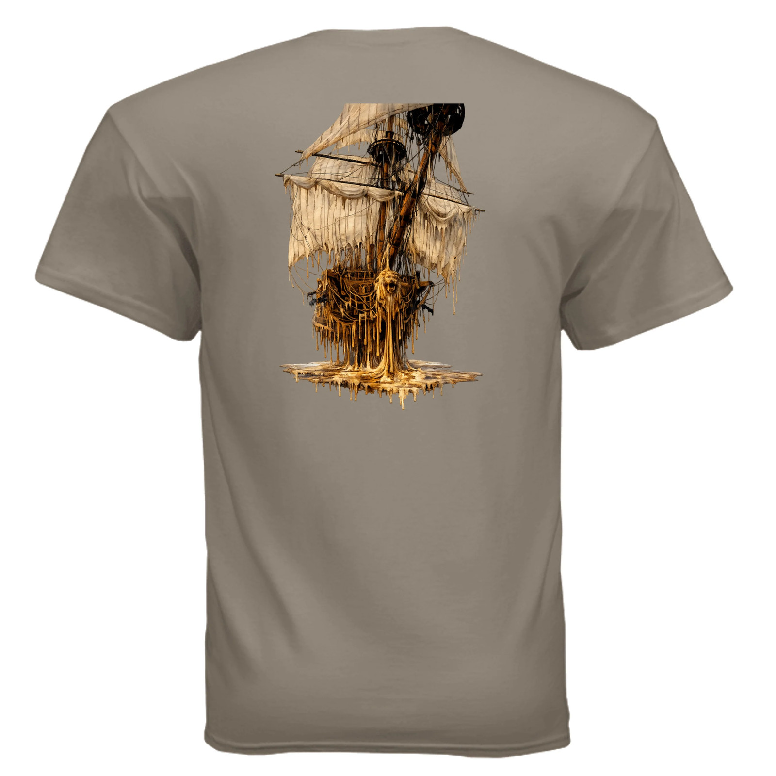 Melting Ship Graphic T-Shirt gallery
