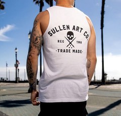Sullen Art Collective Elemental Premium Fit SCM8230 New Tattoo Tank Top for Men