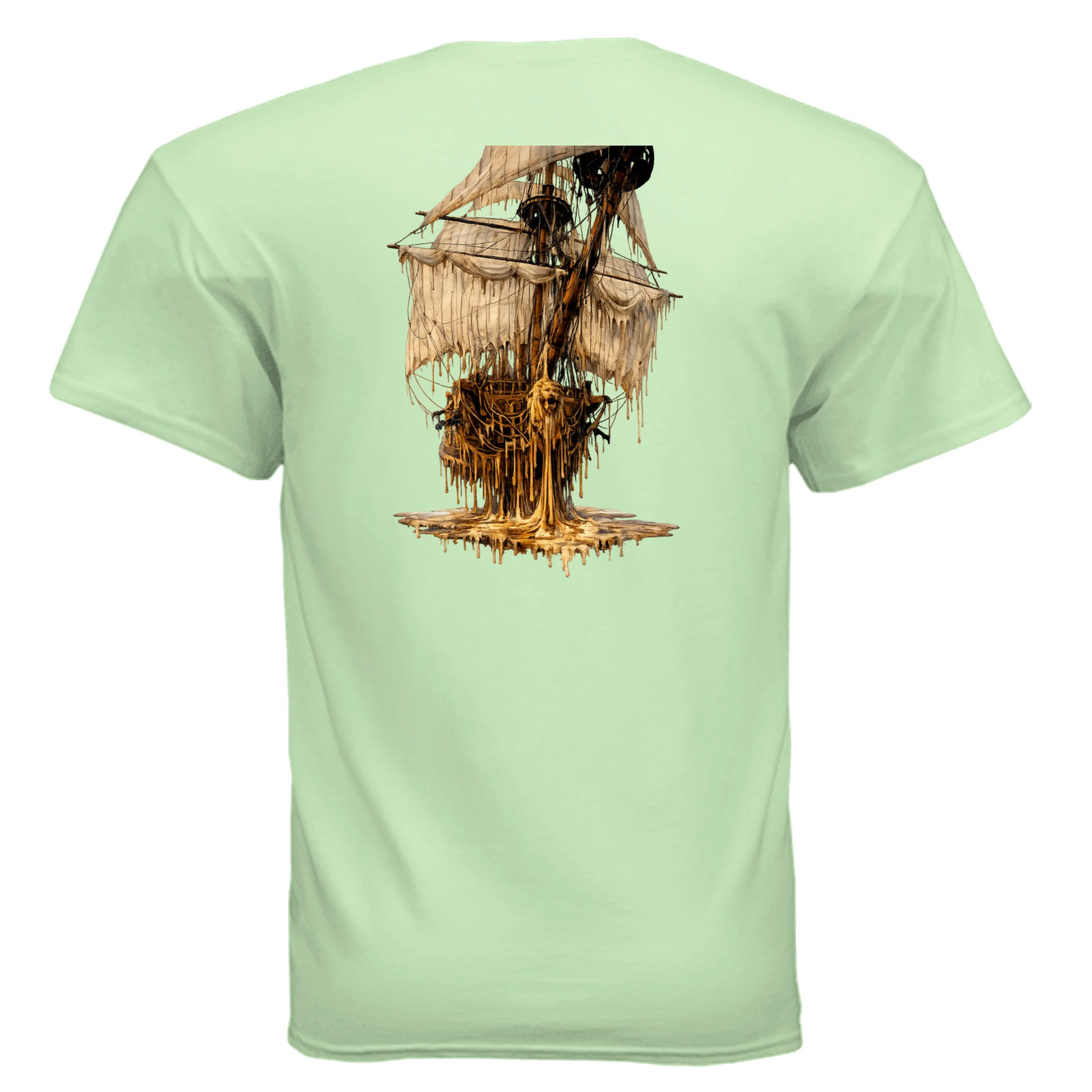 Melting Ship Graphic T-Shirt gallery