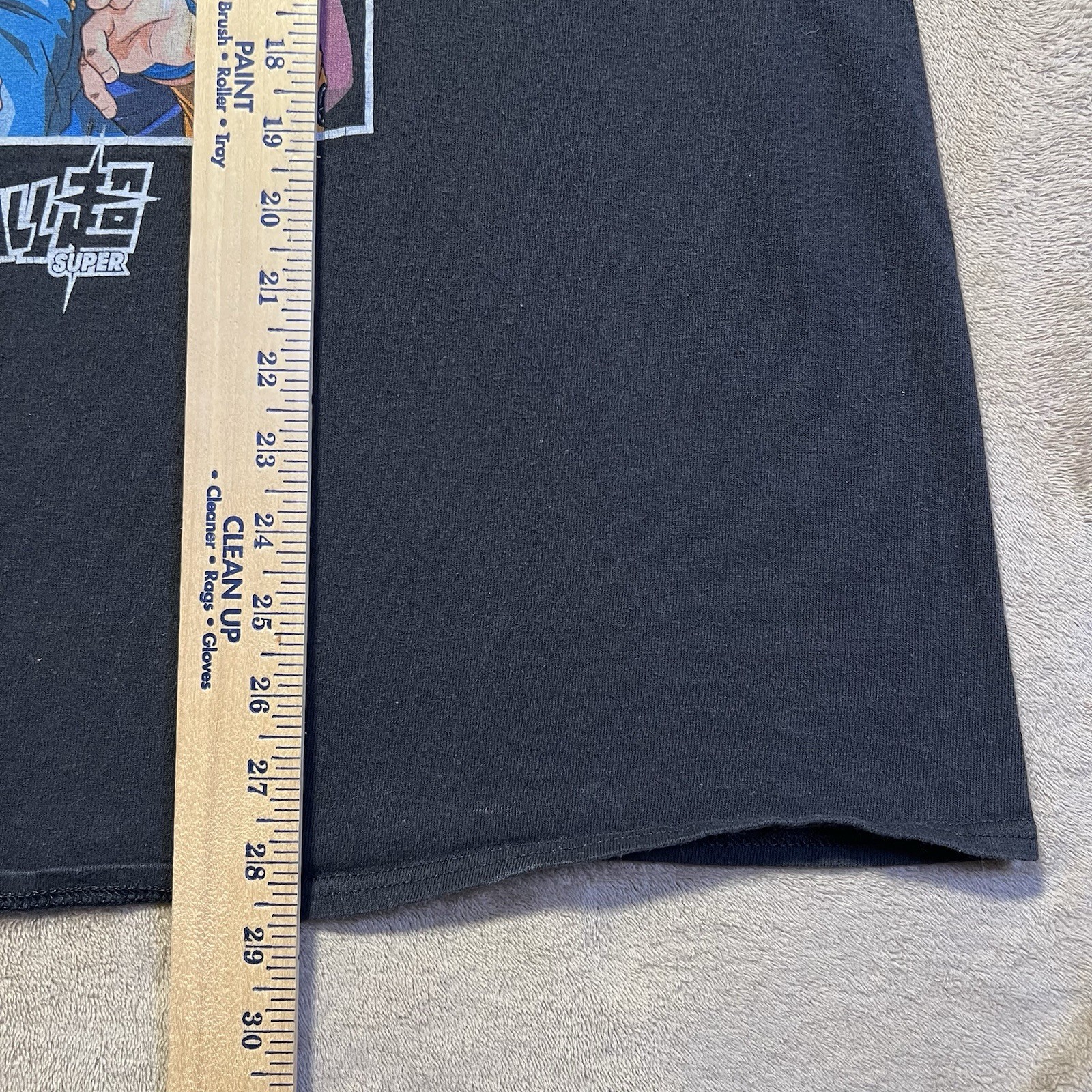 Dragon Ball Z Tee 2XL Faded Black Goku Vegeta Graphic Shirt gallery