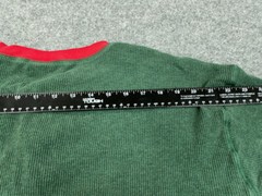 VTG Disney Store Mickey Mouse Green Embroidered Henley T-Shirt Adult XL Thermal