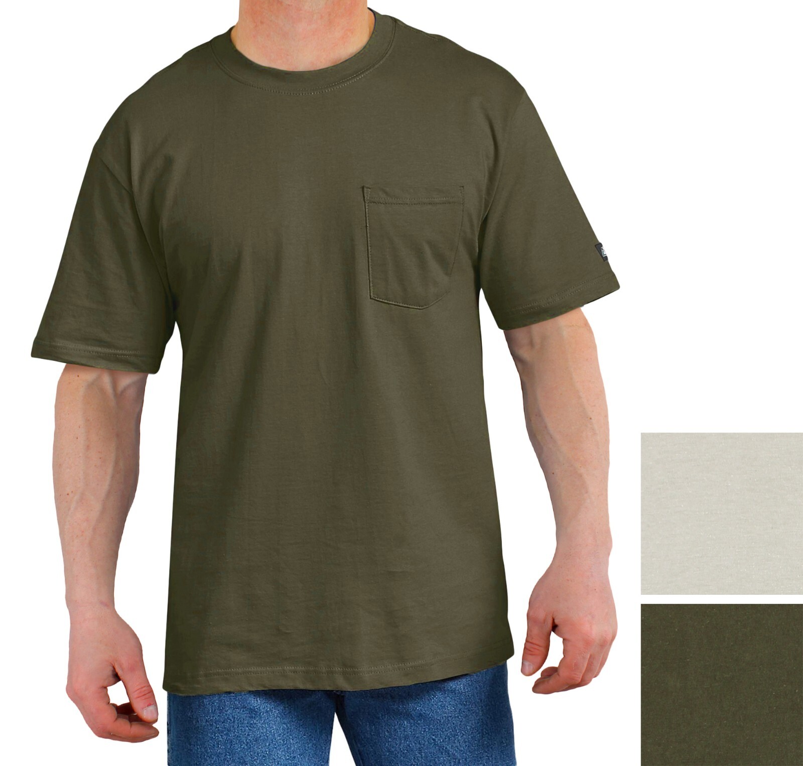 Dickies Men's T-Shirt Big & Tall Longer Length Short Sleeve Cool & Dry Tee Shirt gallery