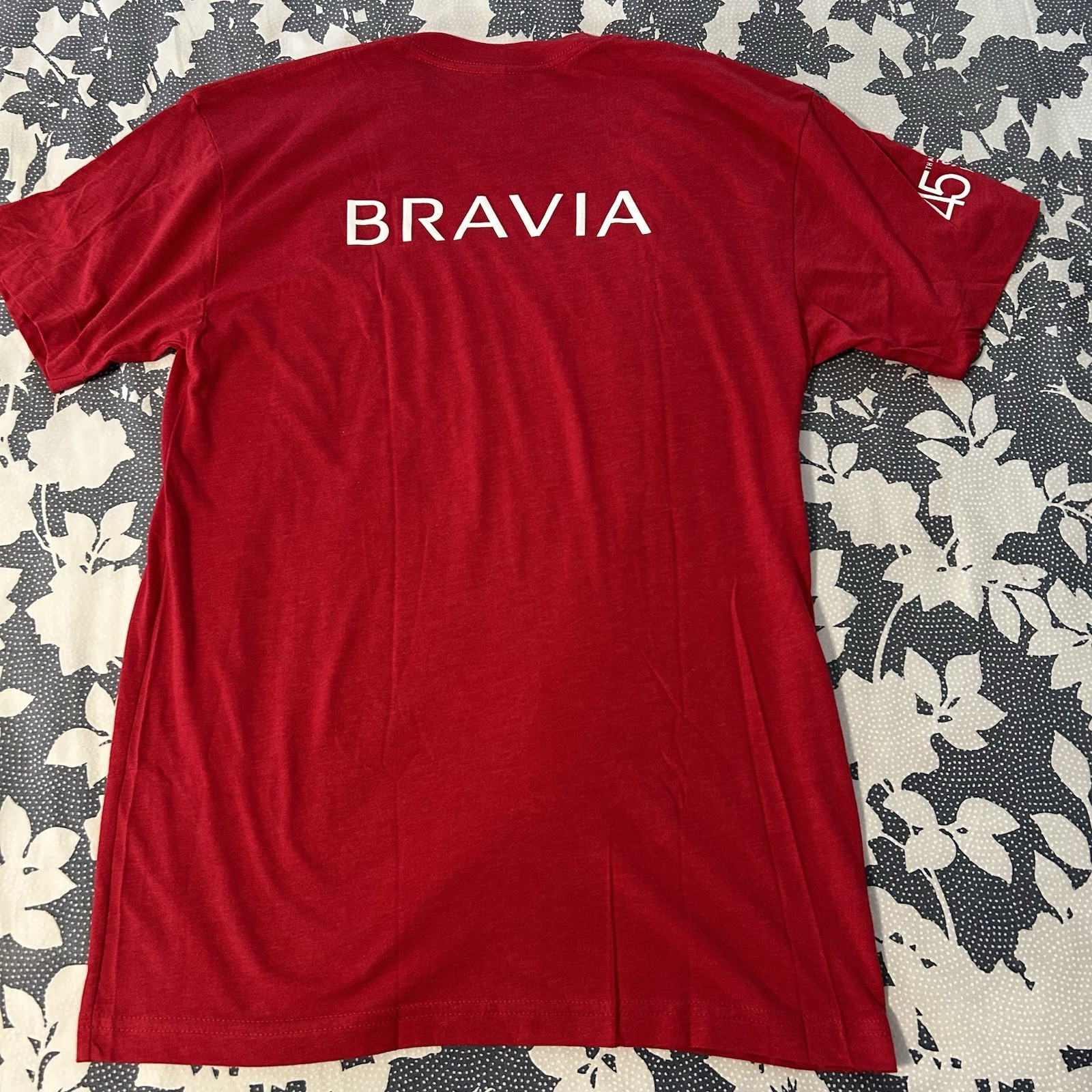 Vintage Sony Hawaii 45th Anniversary T Shirt M Bravia American Apparel Red Promo gallery