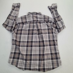 Eddie Bauer Shirt Mens Large Gray Button Up Casual Fit