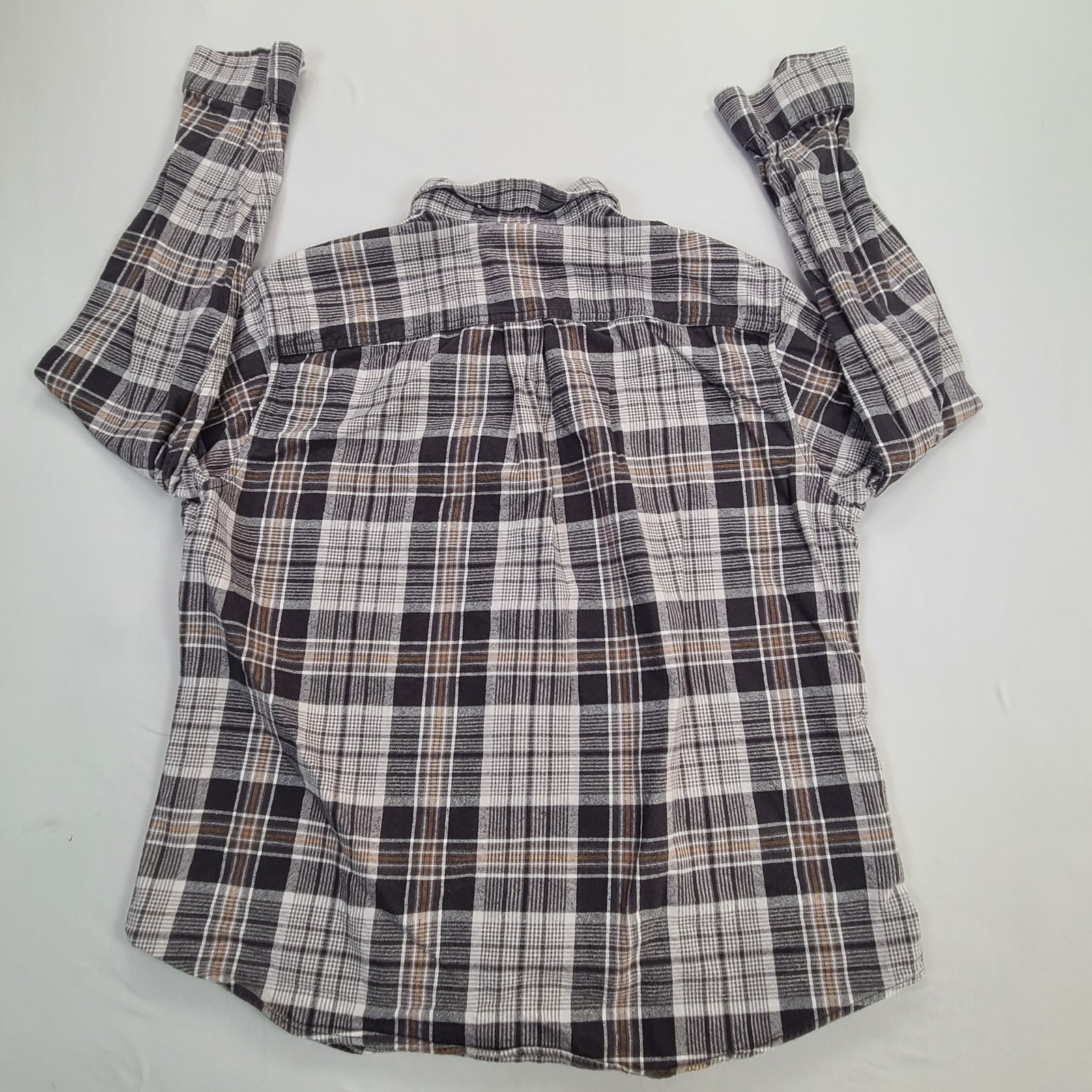 Eddie Bauer Shirt Mens Large Gray Button Up Casual Fit gallery