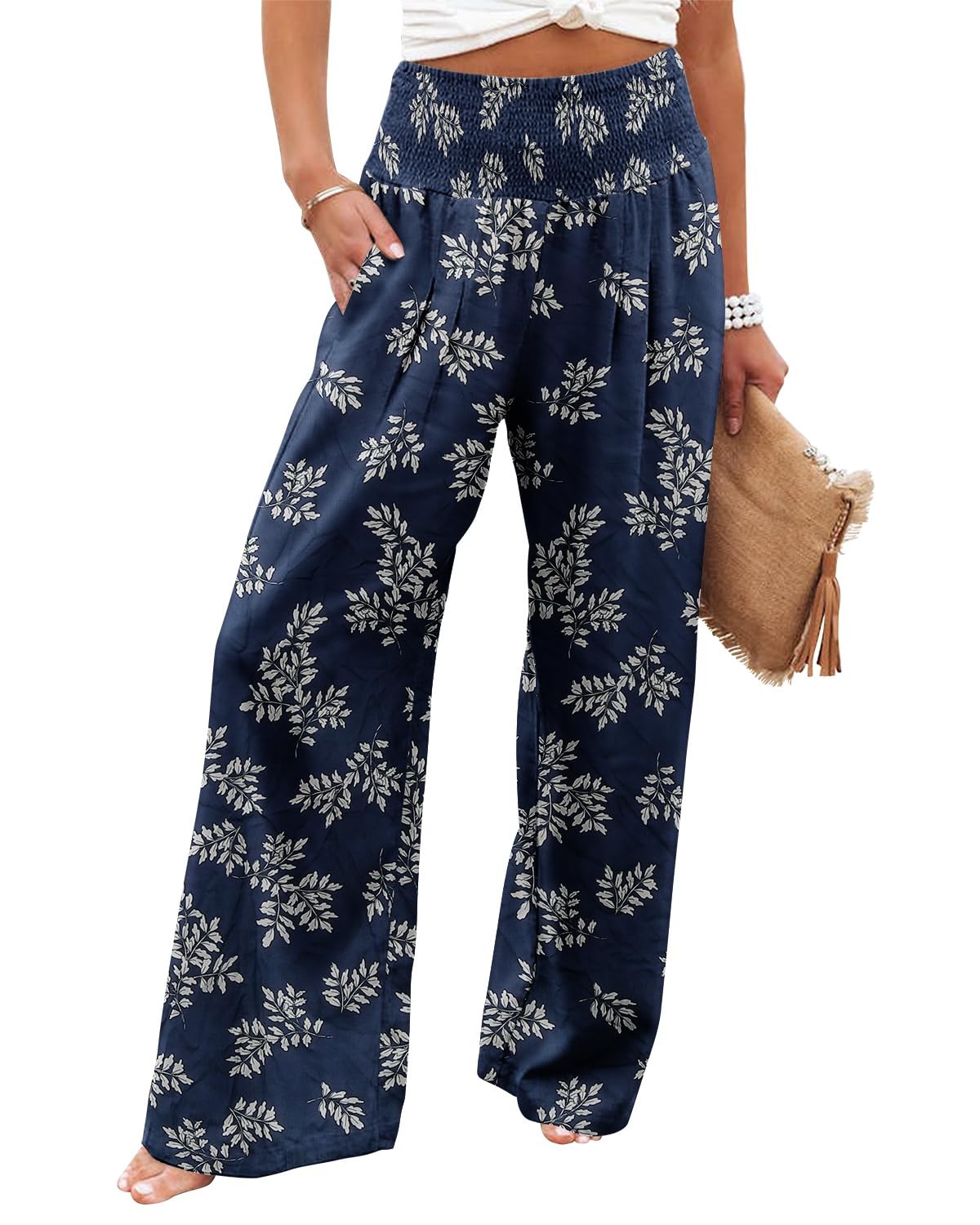Women’s Casual Loose Wide Leg Cozy Pants Yoga Sweatpants Comfy High Waisted S…