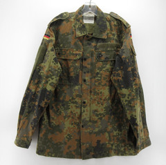 German Bundeswehr Shirt Medium Green Flecktarn GR12 Field Camo Military Surplus*