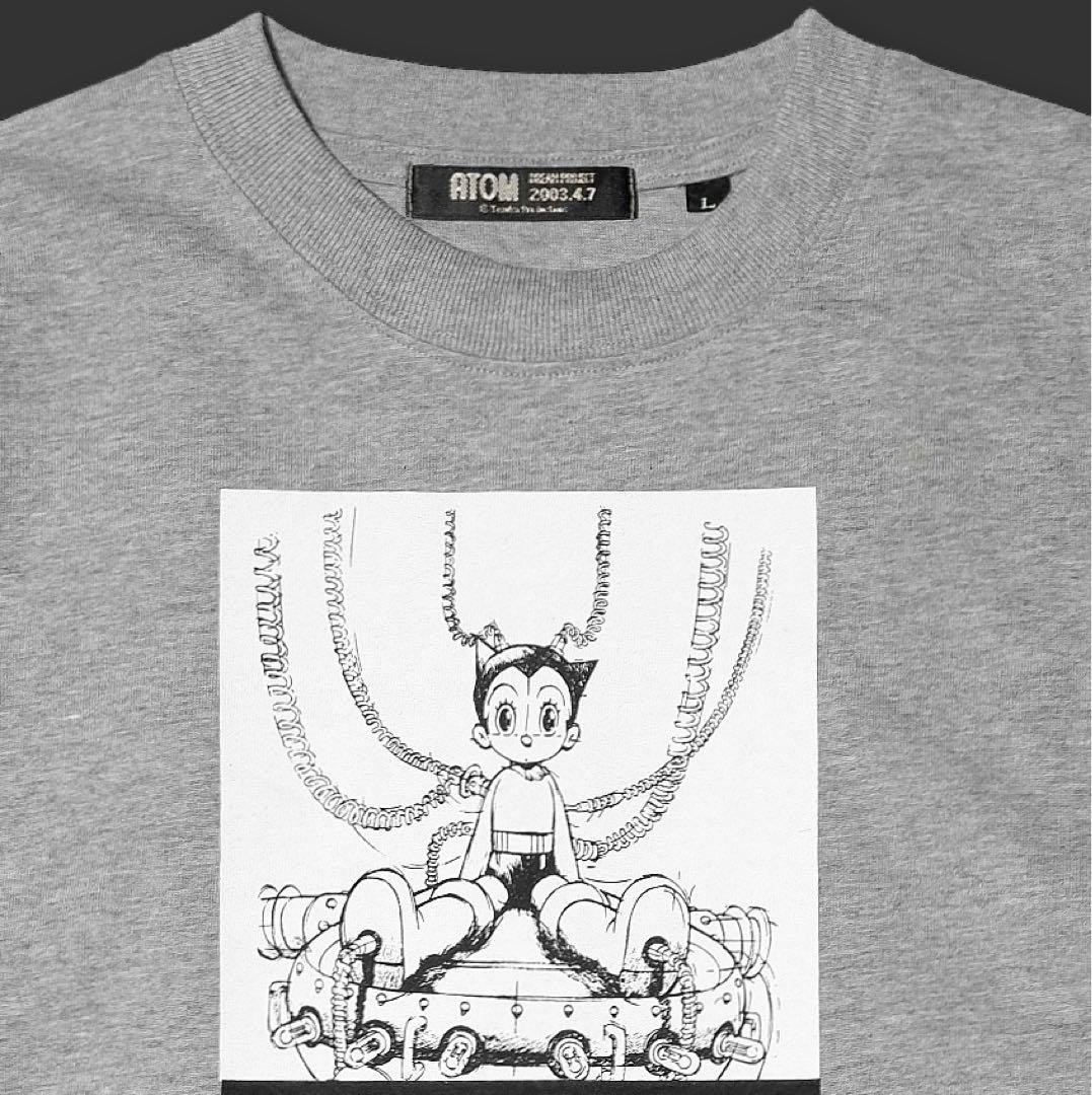 Astro Boy ATOM 2003 Countdown Print T-Shirt Gray Short Sleeve Size L Japan Men's gallery