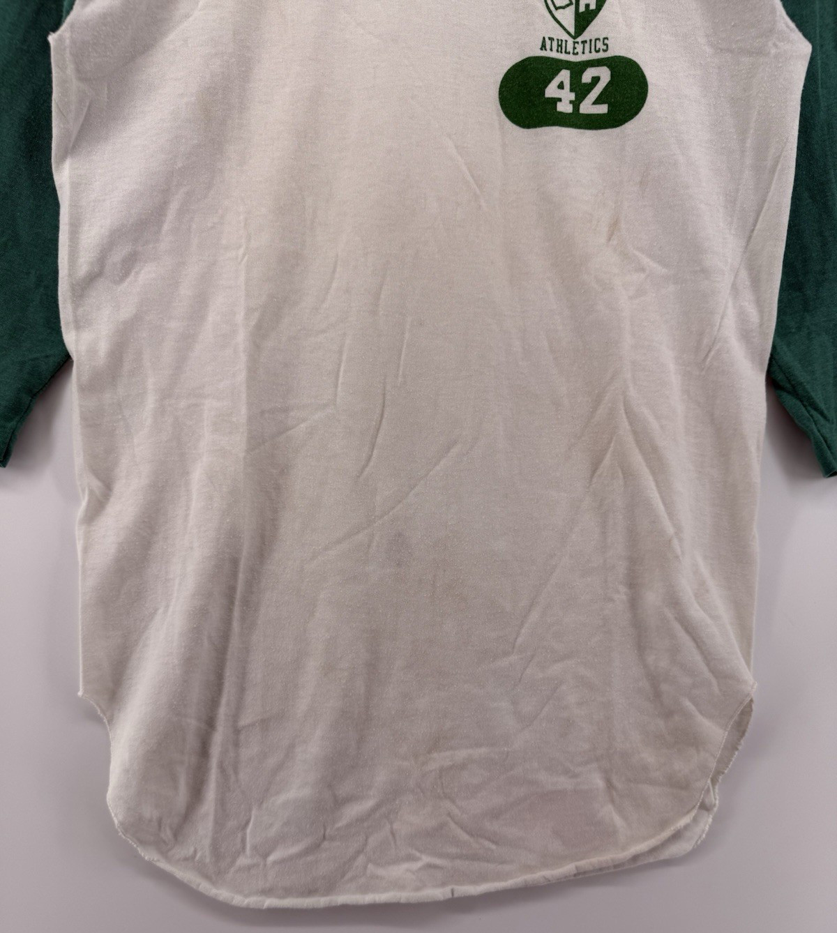 Vintage 80s Champion Mens Baseball Jersey Shirt Mooreland Hill School Medium gallery