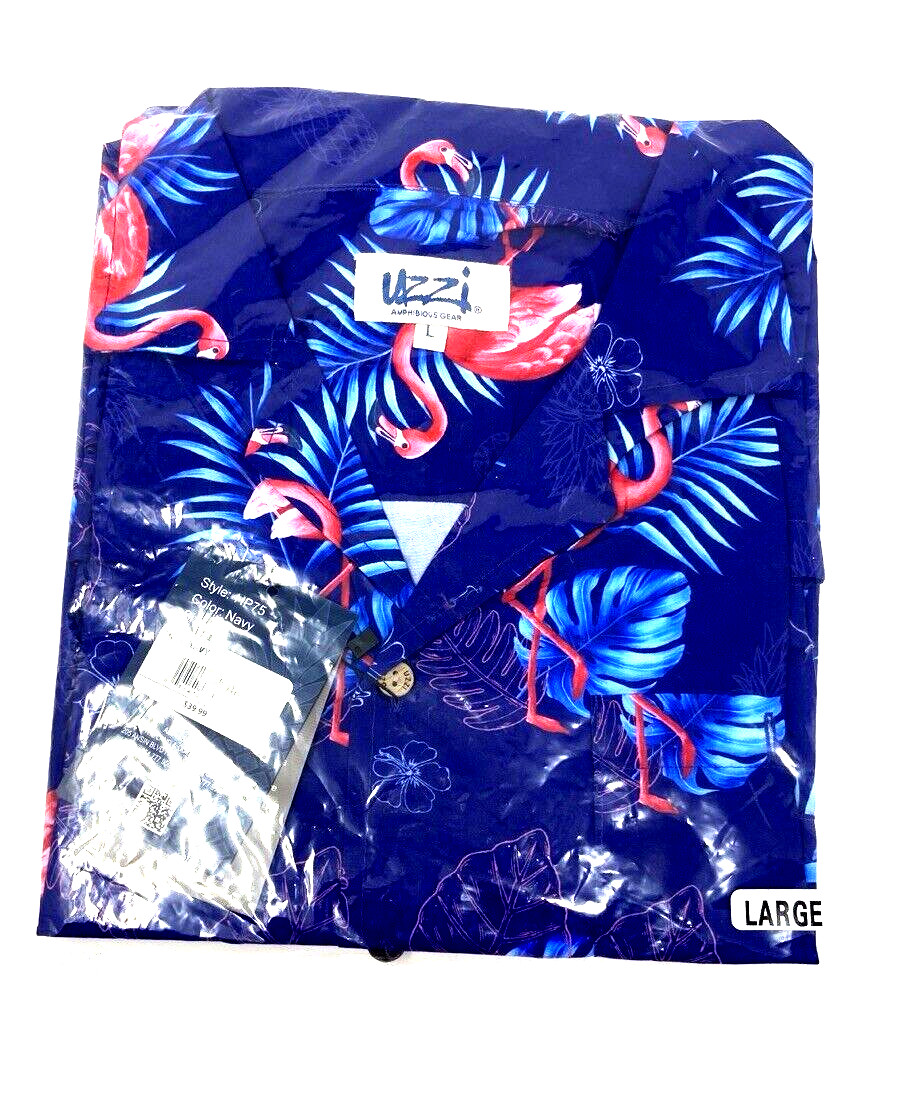Hawaiian Shirt Men Women Button Down Short Sleeve Casual Collared Prints gallery