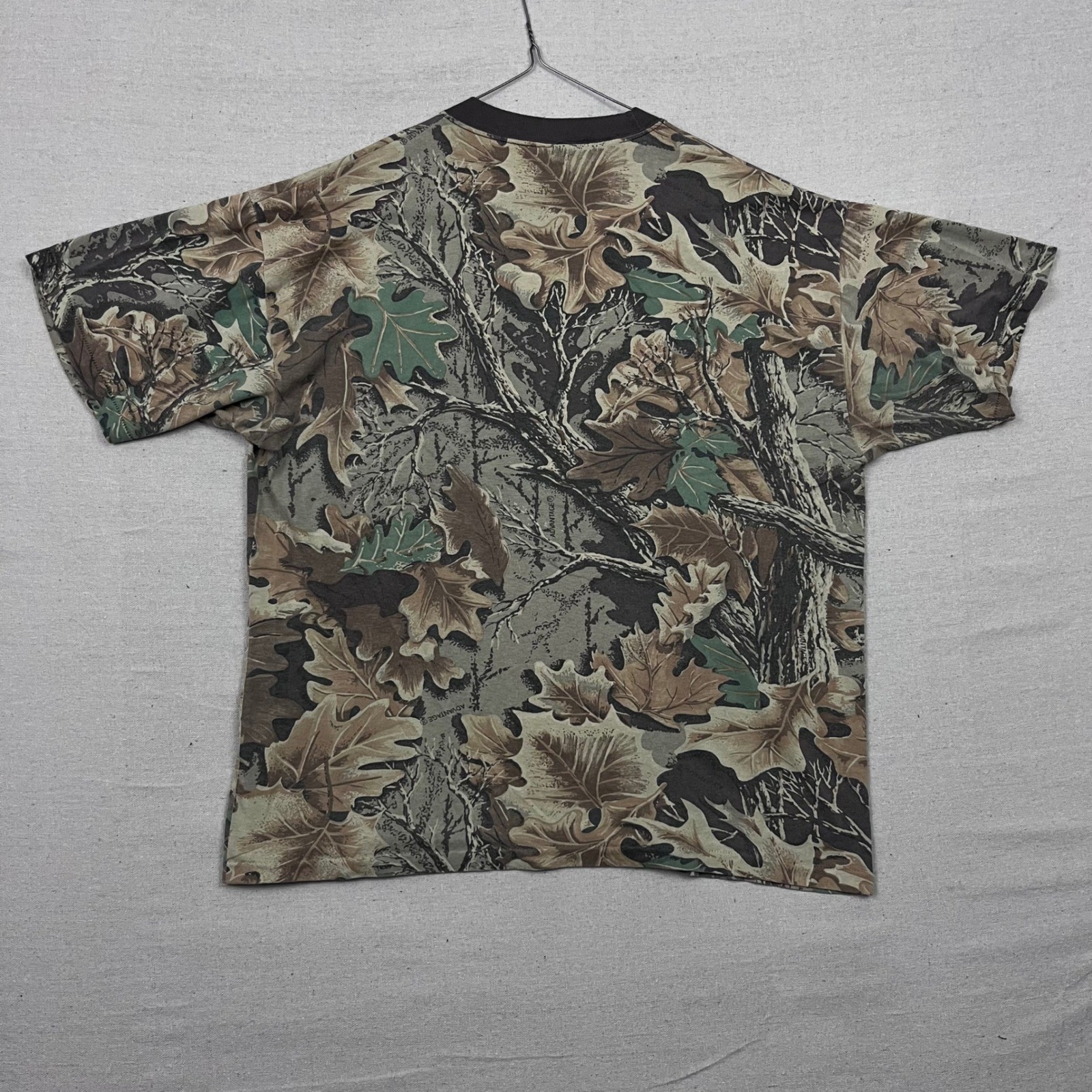 Vintage Advantage Camo Short Sleeve T Shirt Streetwear Cotton Single Stitch gallery