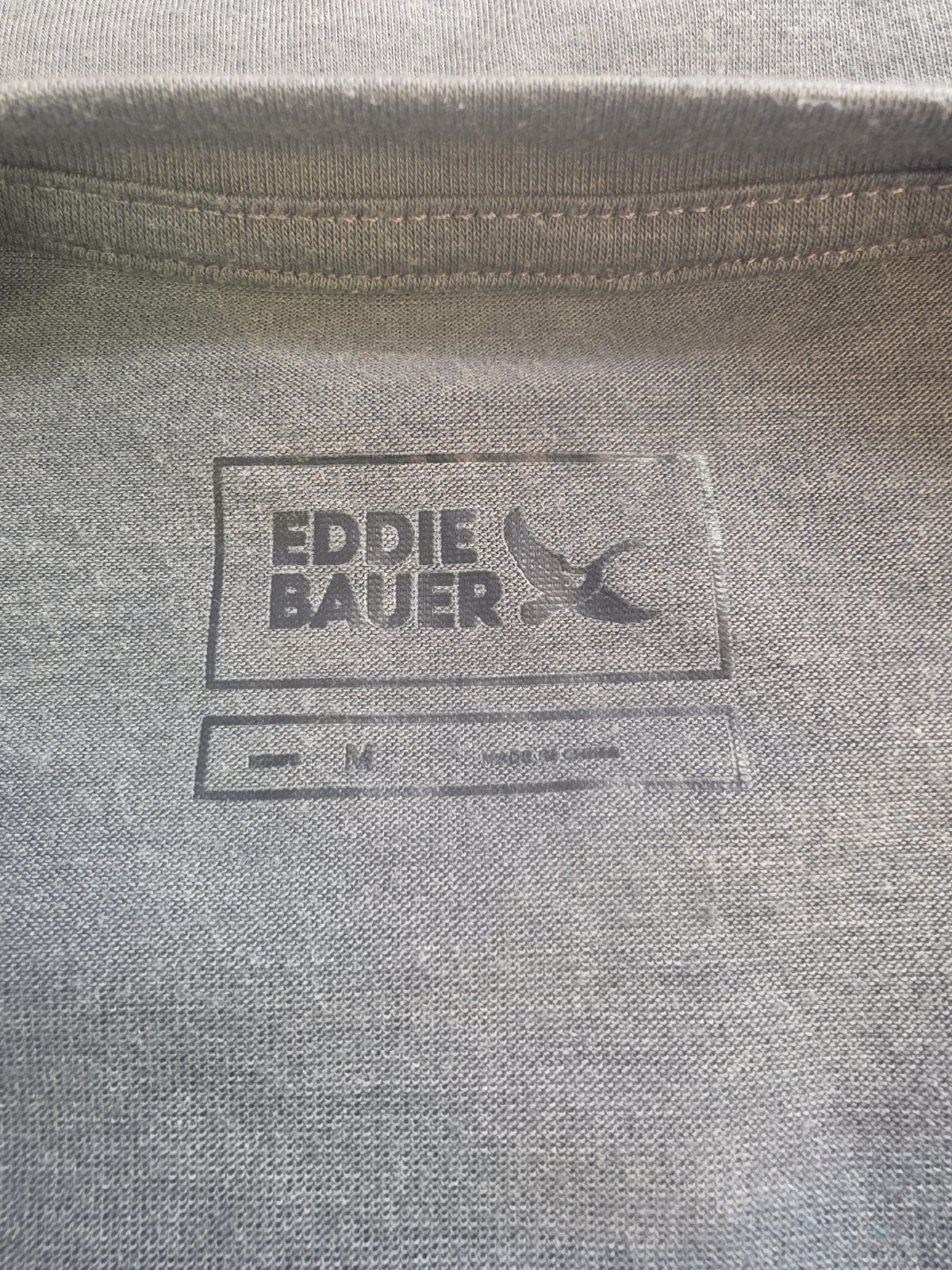 Eddie Bauer Mens Graphic T-Shirt Topographic Map Short Sleeve Crew Neck Medium gallery