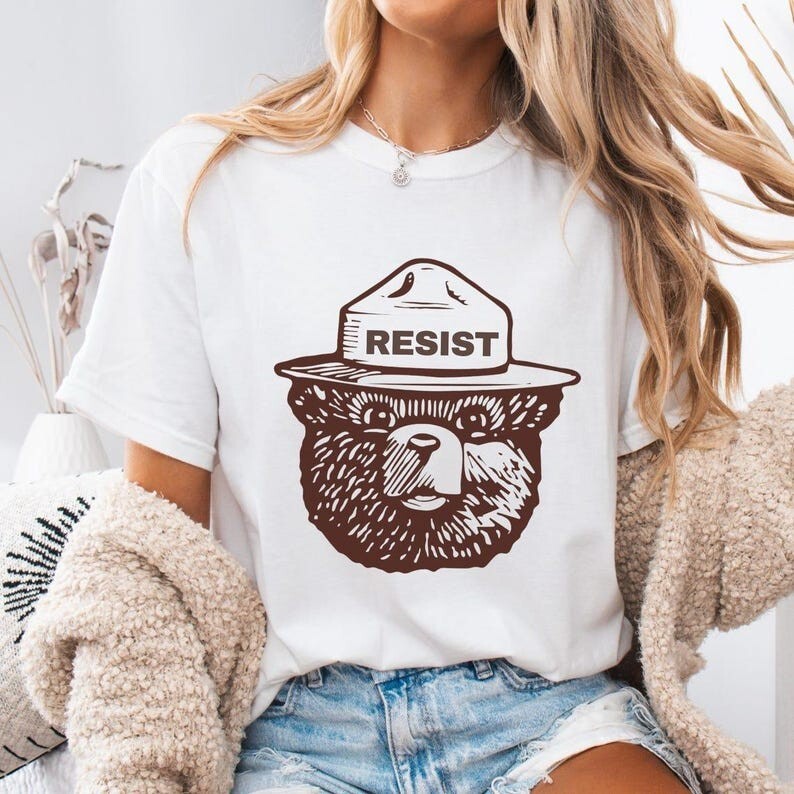 Smokey the Bear Resist Shirt, National Parks Tee, National Forest Shirt gallery