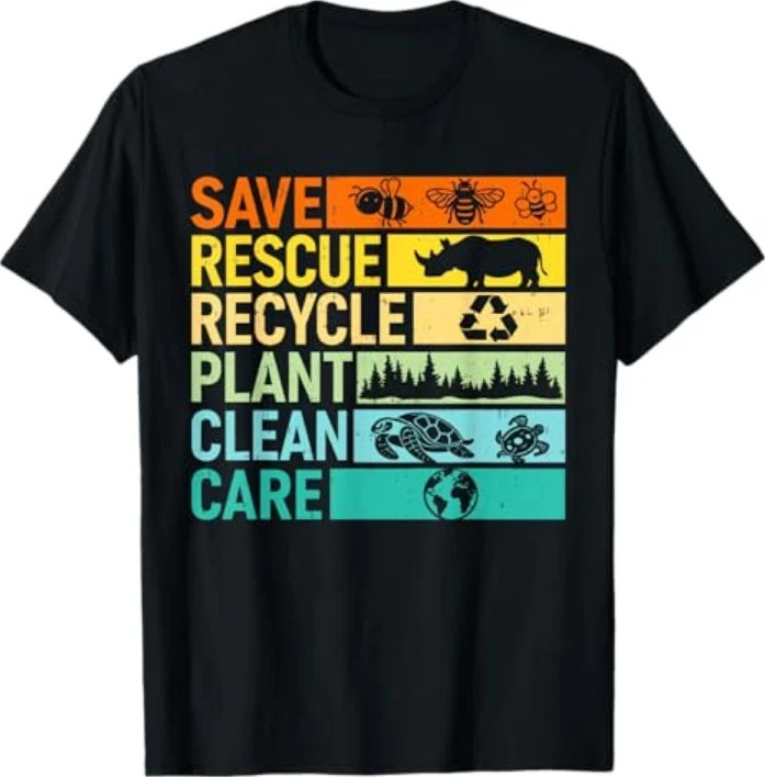 Earth Day 2026 Retro Groovy Save The Earth T-Shirt gallery