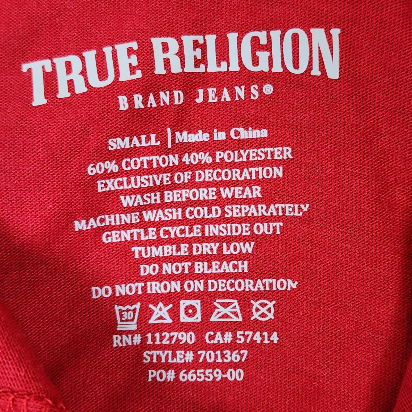 NWT True Religion Circular Hooded Tee Men's Streetwear Y2K Logo Graphic Size S gallery