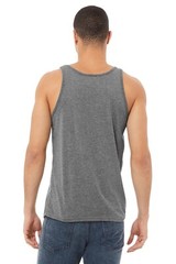 1 DOZEN – BELLA + CANVAS 3480 Unisex Jersey Tank XS ONLY Gray Tri-Blend