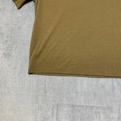 Manfinity WHAT Tee Shirt Mens Large Olive Green Summer Trendy Everyday Wear