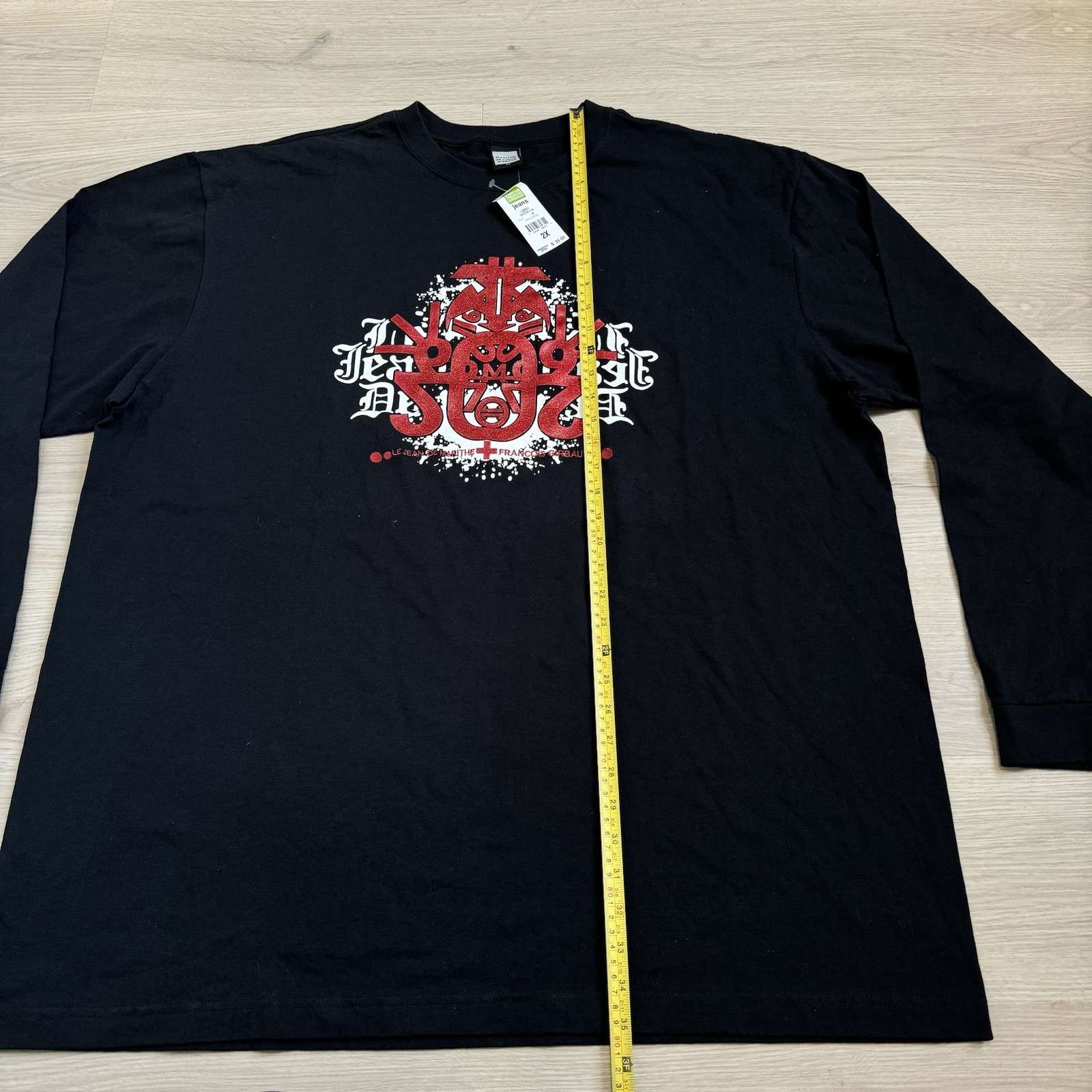Brand New With Tags Vintage Marithe Francois Girbaud Shirt Long Sleeve Graffiti gallery
